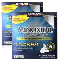 Kirkland Minoxidil Foam Hair Regrowth 5% For Men 12 Month Supply
