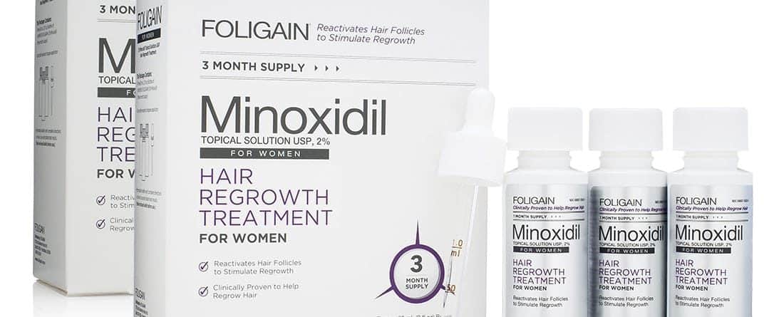 FOLIGAIN MINOXIDIL 2% HAIR REGROWTH TREATMENT For Women 6 Month Supply
