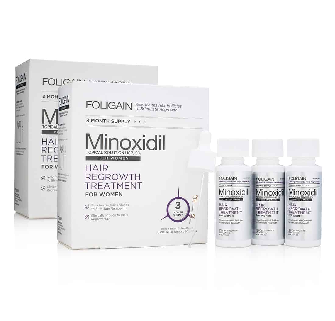 FOLIGAIN MINOXIDIL 2% HAIR REGROWTH For Women 6 Month