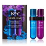 K-Y YOURS + MINE COUPLES LUBRICANT Two (1.5oz) 44ml Bottles