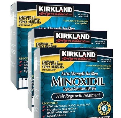 KIRKLAND MINOXIDIL 5% Hair Loss FOR MEN 18x60ml