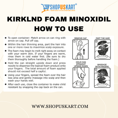 Kirkland Foam Minoxidil 5% Hair Regrowth Treatment for Men One Month Supply