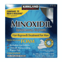 Kirkland Minoxidil Foam Hair Regrowth 5% For Men 6 Month Supply
