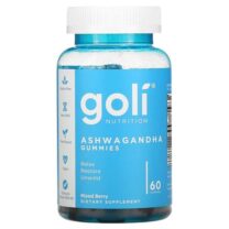 Goli Ashwagandha Ashwa Gummies + Vitamin D2 60 Gummies