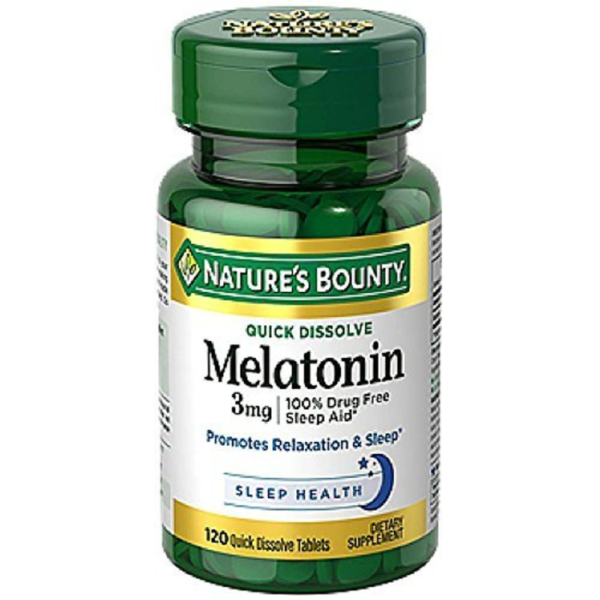 Nature's Bounty Nature's Bounty Melatonin, 120 tabs 3 mg