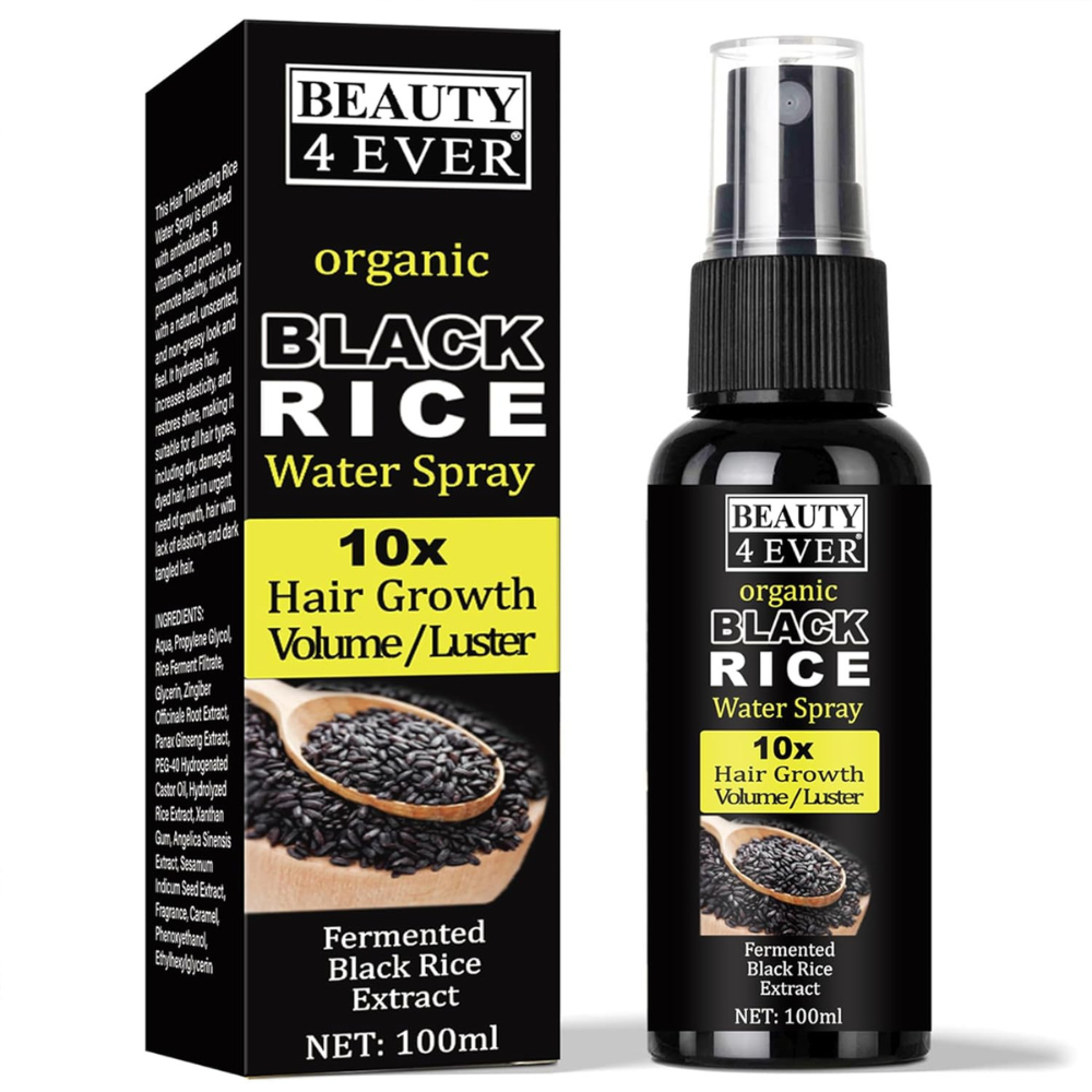 Organic Black Rice water spray Hair Growth Serum