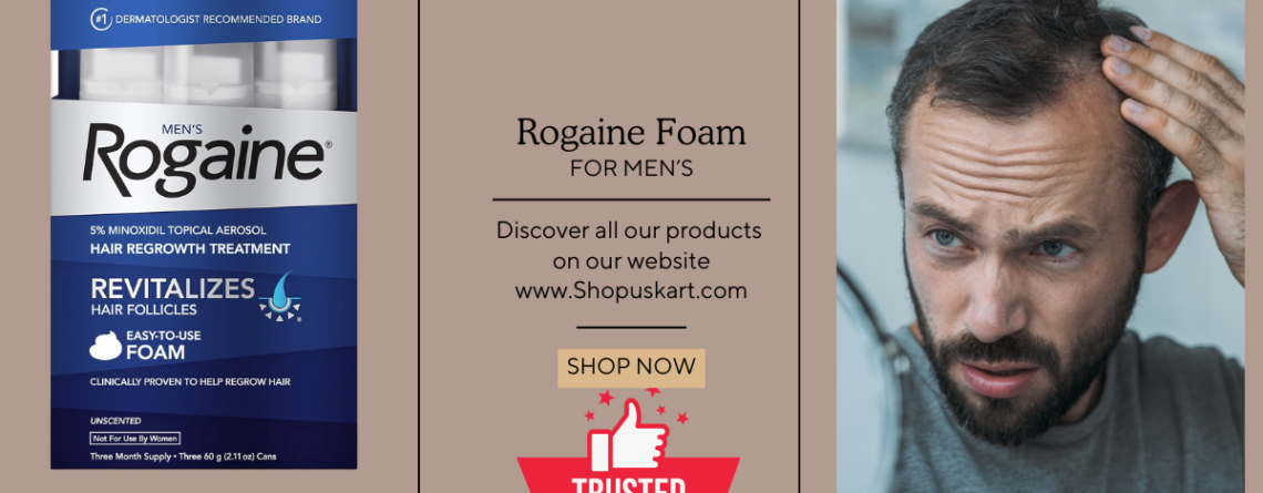 Rogaine Foam Trusted Hair Regrowth