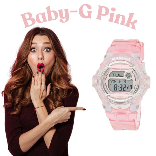 Baby G Pink Casio Women BG169R-4 Baby-G Pink