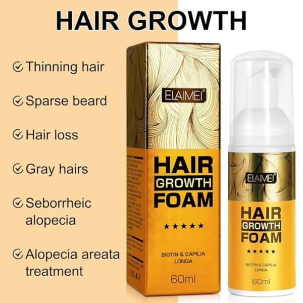 Applying Hair Regrowth Spray