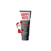 HAPPY NUTS Comfort Cream Deodorant for Men – Anti-Chafing, Odor Control, Aluminum-Free, 3.4 oz